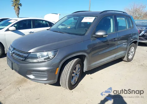 2015 Volkswagen Tiguan S from USA, damaged, VIN WVGAV7AX1FW520395